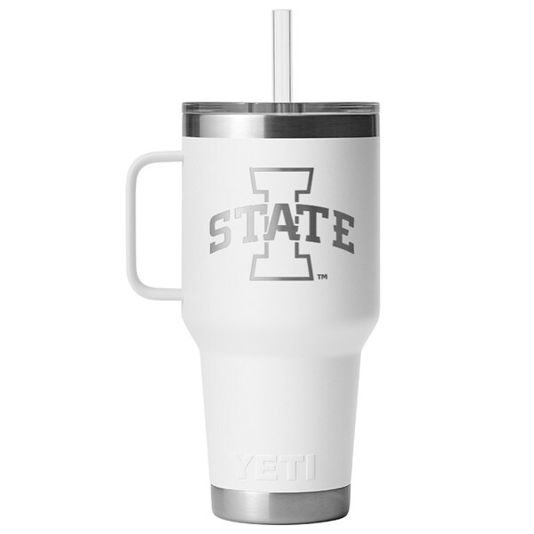 Yeti® I-State White 35 oz. Rambler with Straw Lid